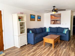Living room in Outer Banks beach house rental