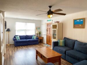 Living room in Outer Banks beach house rental