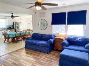 Living room in Outer Banks beach house rental