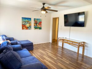 Living room in Outer Banks beach house rental