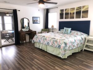 Spacious master bedroom in Outer Banks vacation rental