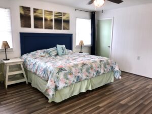 Spacious master bedroom in Outer Banks vacation rental