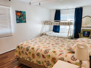 Guest bedroom in Outer Banks vacation rental