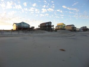 Oceanfront home exterior in Nags Head, North Carolina