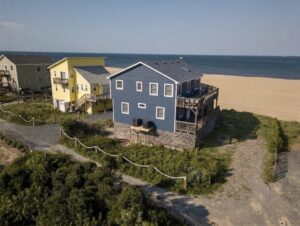 Oceanfront home exterior in Nags Head, North Carolina