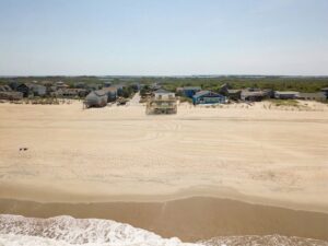 Exterior of oceanfront beach house rental in Nags Head OBX