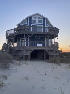 Oceanfront home exterior in Nags Head, North Carolina